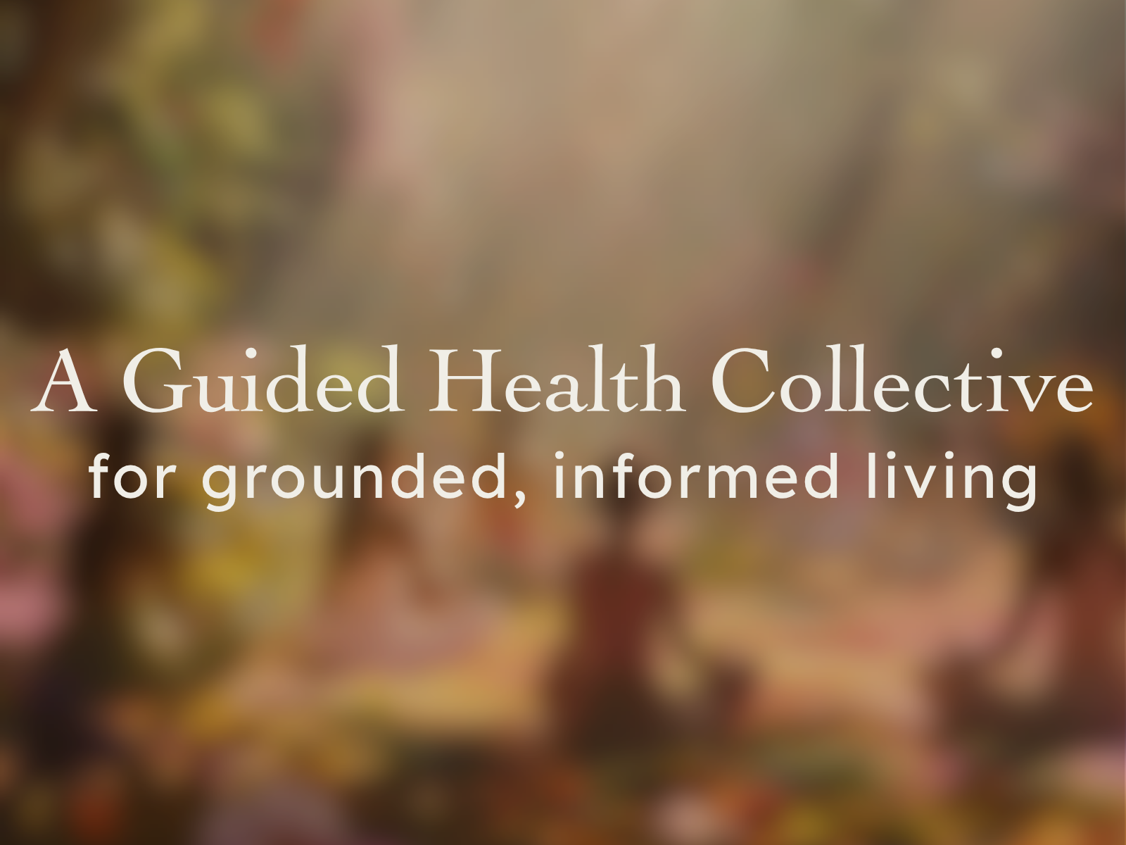 Guided health collective brand application