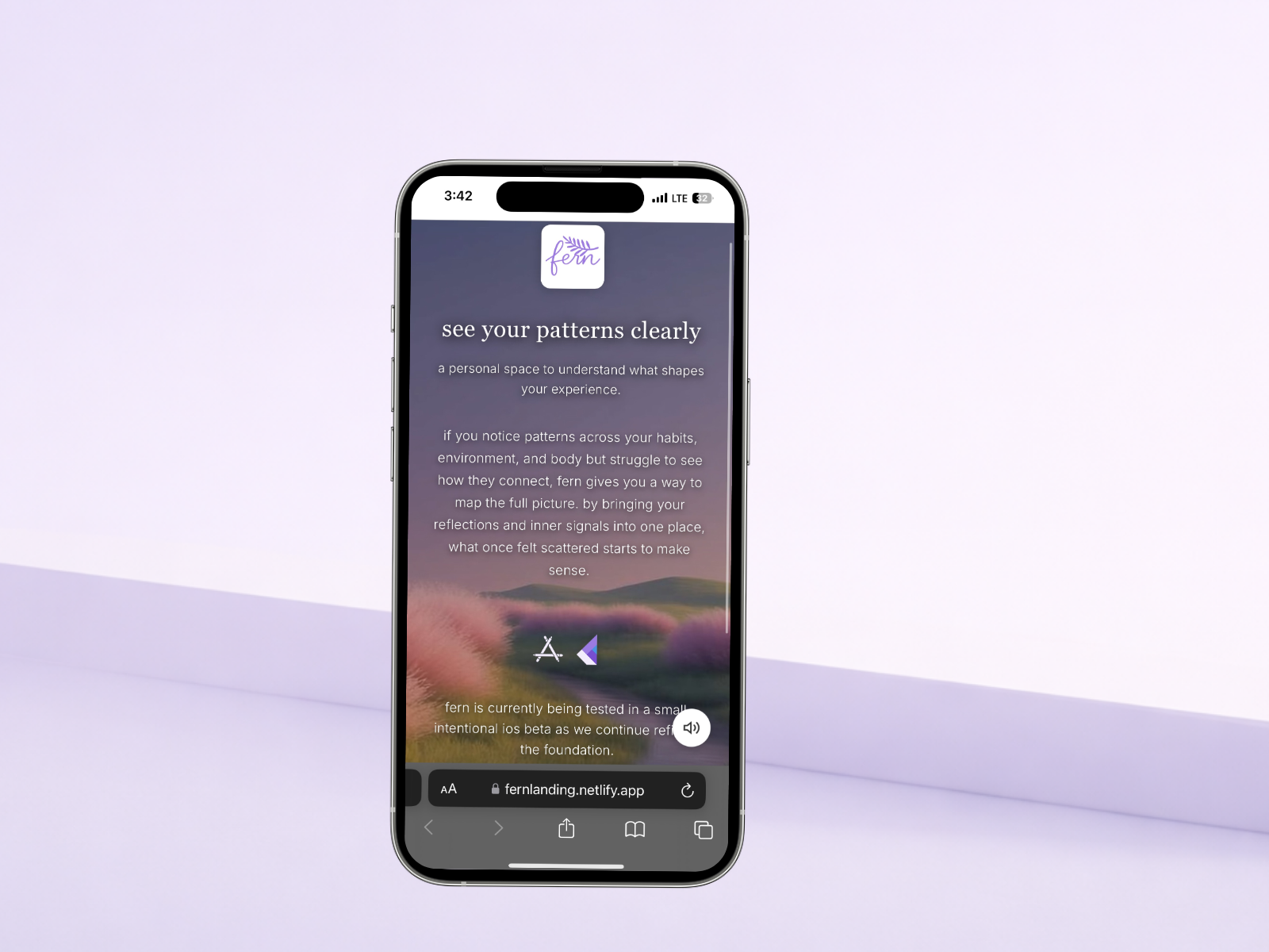 Fern Landing Page
